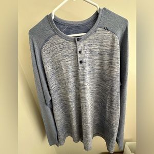 Lululemon Men’s Long Sleeve Henley Shirt